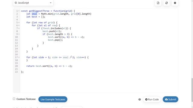 LeetCode [Medium] Get Biggest Three Rhombus Sums in a Grid смотреть онлайн