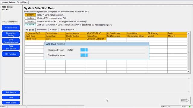 Toyota TechStream Health Check and Trouble code scan test смотреть онлайн