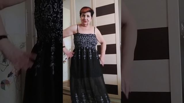 Шифоновый сарафан.#показ