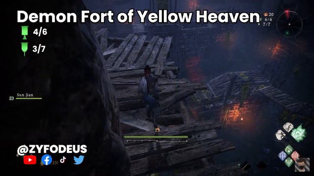 Demon Fort of Yellow Heaven—All Flag Locations Walkthrough | Wo Long Fallen Dynasty смотреть онлайн