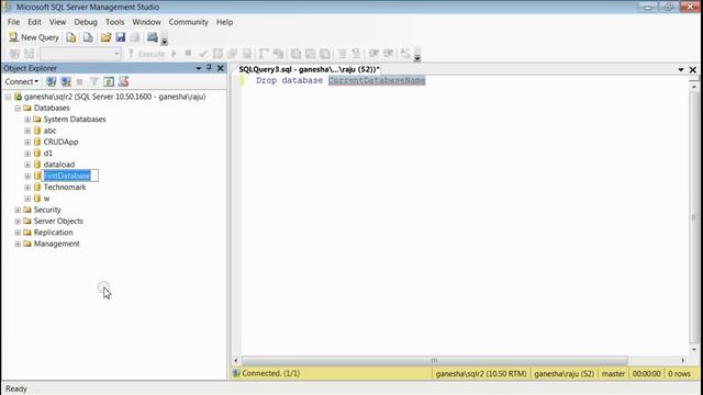 How To Delete (Drop) A Database In MS Sql смотреть онлайн