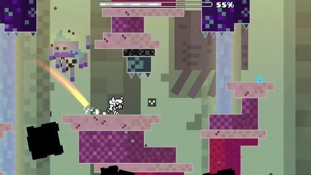 MINECRAFT IN GEOMETRY DASH - Minecraft Stories | Demon | Geometry Dash 2.1 смотреть онлайн