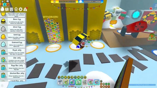 Lp. От Нуба До Про #73 ОДАРИЛ МНОГО МИФИКОВ и КУПИЛ 49 СЛОТ и МИФИК • Bee Swarm Simulator Roblox смотреть онлайн