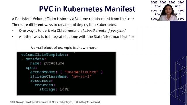 SDC2020: Dynamic Storage Provisioning in Kubernetes of Persistent Volume (PV) and PV Claim (PVC) смотреть онлайн