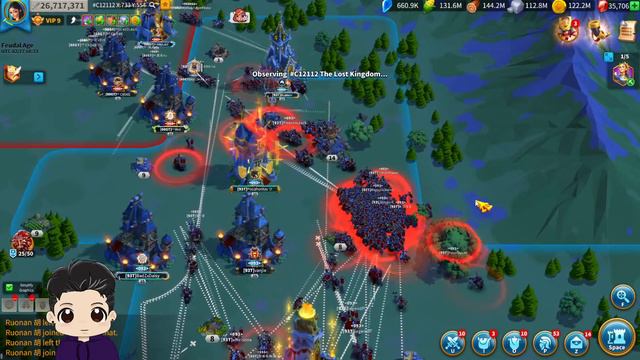 60GT vs 93T Kingsland Fight! (KvK Watch Party) Rise of Kingdoms смотреть онлайн