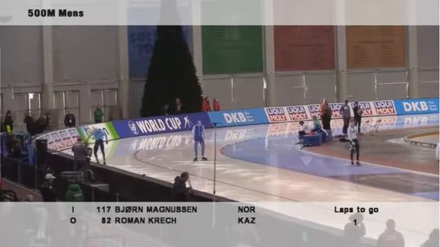 Роман Креч 500м (1) Кубок мира в СЛС смотреть онлайн