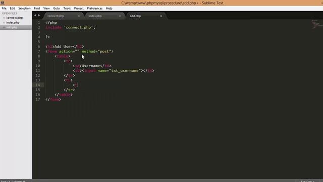 PHP mysqli procedure crud (Select insert update delete) смотреть онлайн