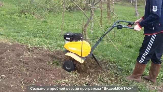 Работа с культиватором на примере Pubert Compact 40 BC смотреть онлайн