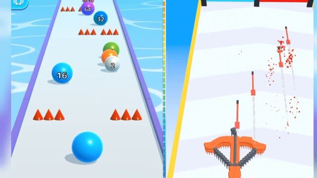 ?Ball run infinity - Ball run 2048 Max Level Up 2048 Balls Gameplay Walkthrough Android, iOS part 2 смотреть онлайн
