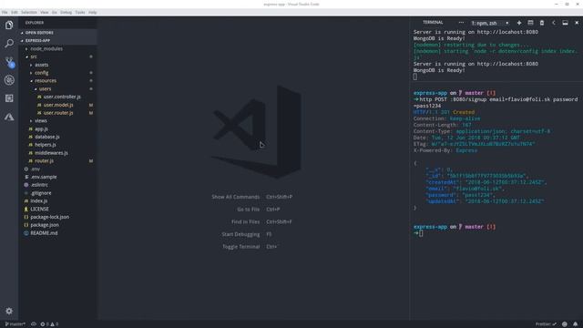 4.7 Building Node.js APIs with Express/MongoDB - Choosing What to Display смотреть онлайн
