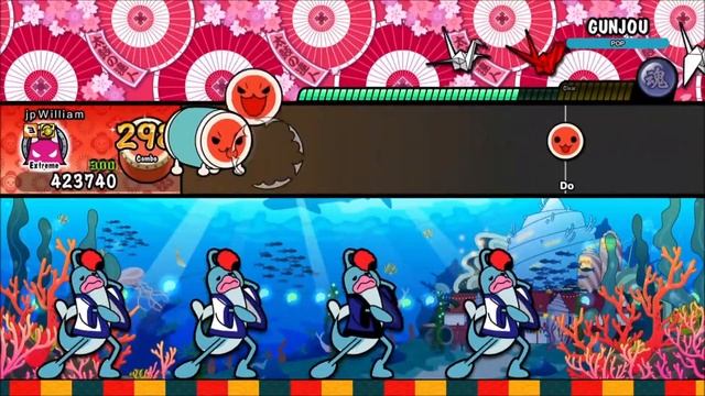 [Switch] Taiko no Tatsujin (DLC): Gunjou Oni Full Combo смотреть онлайн
