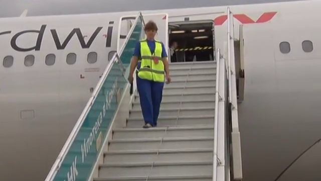 День Воздушного Флота России отметили в аэропорту Симферополь смотреть онлайн