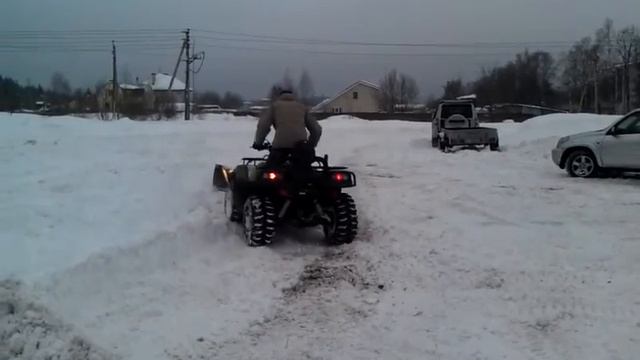 Cectek Gladiator snow plower (отвал) смотреть онлайн