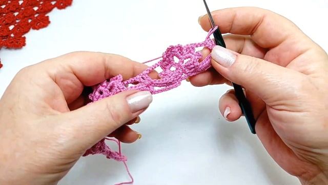 Вяжем просто и красиво !!! Узор крючком "Шик" смотреть онлайн