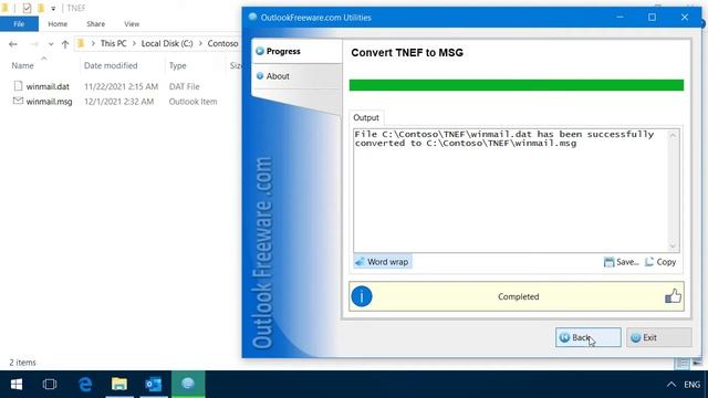 Convert Winmail.dat to Outlook MSG смотреть онлайн