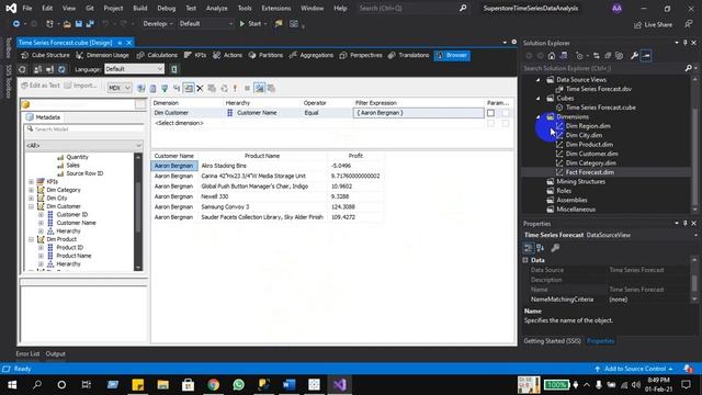 Time series forecast on superstore data using OLAP CUBE | Data modeling | Predication смотреть онлайн