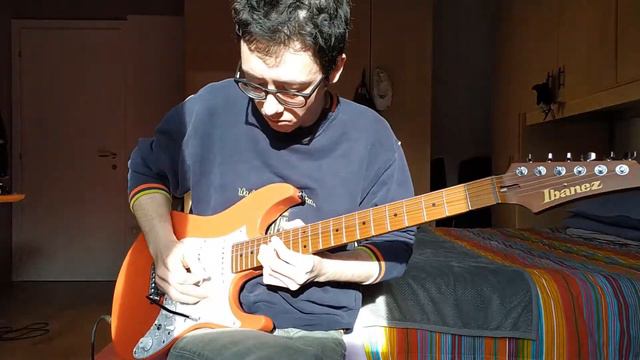 Pink Floyd - Time / Guitar Solo Cover (Simone Barbisan) / Gilmour Tone Ibanez AZ2204 смотреть онлайн
