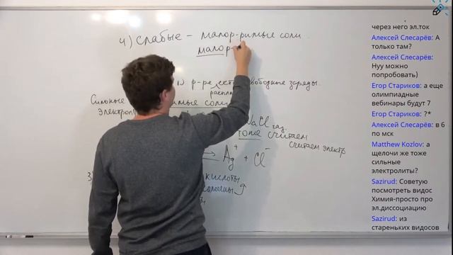 Химия. ЕГЭ2021. Теория электролитической диссоциации Бренстеда-Лоури