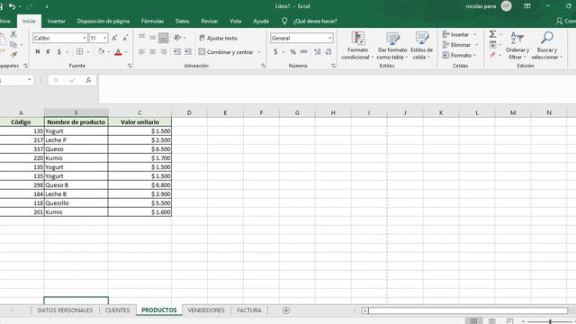 Actividad 1. Taller "La interfaz de Excel 2016" смотреть онлайн