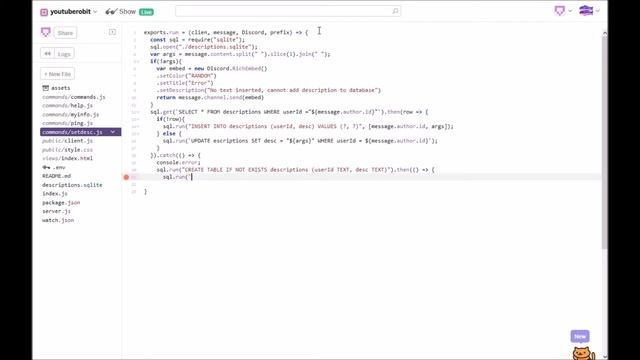 Quick and Easy Coding Discord Bot! (Episode 5) Quick and easy SQLite databases! смотреть онлайн