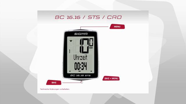 SIGMA SPORT // BC 16.16/STS // Funktionen смотреть онлайн