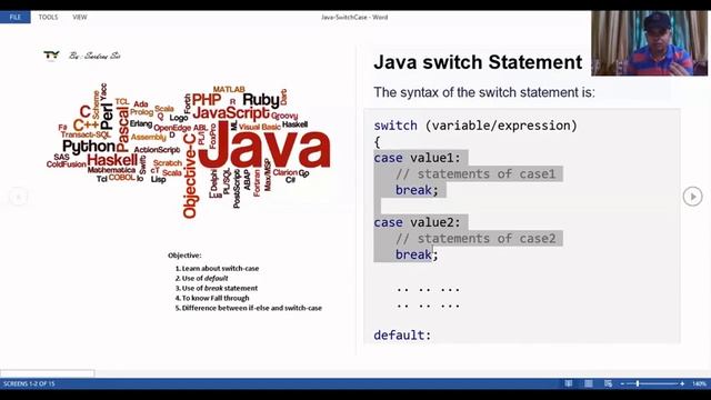 Java Switch Case смотреть онлайн