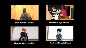 Who's Cooking Tonight (Comparison) L4D2, Gacha Club & Genshin