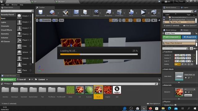 اضافة نسيج الى الخامة - Unreal Engine Materials Texture Sample Node смотреть онлайн