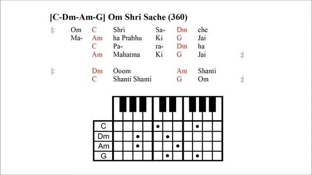 Om Shri Sache (Harmonium Chords, Cover, Tutorial) смотреть онлайн