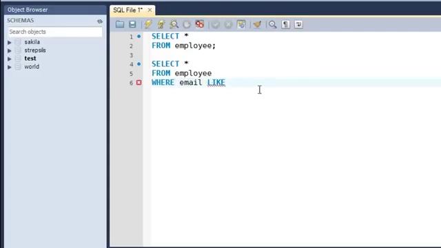 SQL Tutorial 23 The LIKE Operator and Wildcard Characters смотреть онлайн