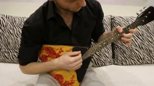 Сумецкая на балалайке.