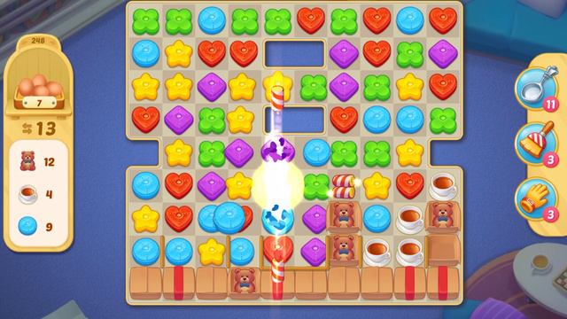WALKTHROUGH Matchington Mansion Hard Level 248 - NO BOOSTERS смотреть онлайн