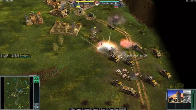 СТЕЛС-ТЕХНОЛОГИЯ! Asus vs DustyRhodes GENERALS ZERO HOUR смотреть онлайн