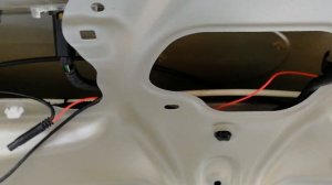 Камера заднего вида на Тойоту Короллу Е150. Камера из комплекта Зеркала-Видеорегистратора.