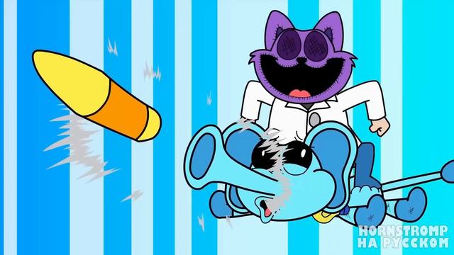 КОТ ДРЕМОТ - СЕМЕЙНЫЙ ОЧАГ! _ Poppy Playtime 3 - Анимации на русском