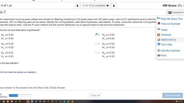 Stats: proportion test with statcrunch смотреть онлайн
