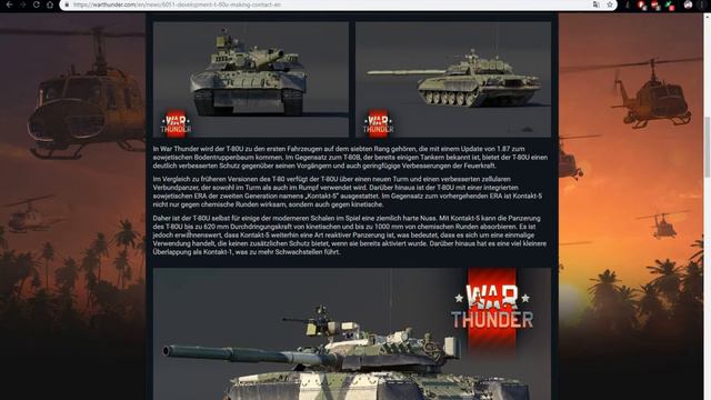 War Thunder DEV-BLOG News Der russische Panzer T80U Update 1.87 смотреть онлайн