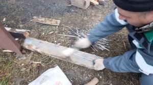 Разбор трансформатора. Очистка меди от стекловолокна.