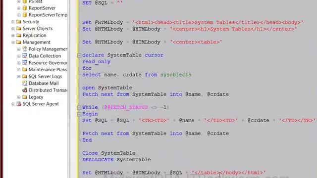 Sending HTML SQL Emails смотреть онлайн