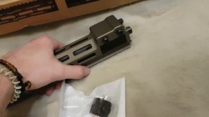 Экспресс обзор - распаковка цевья MK16 и Geissele style газблока от HAO.