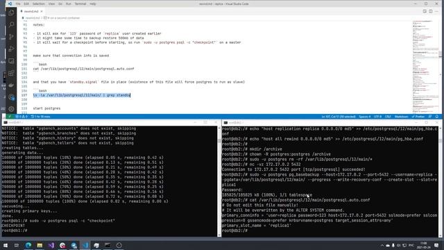 postgres master slave failover & failback смотреть онлайн