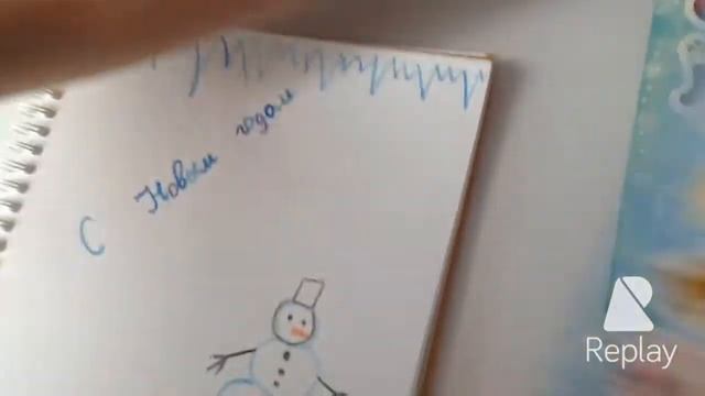 Красивое оформление скетчбука❄️ смотреть онлайн