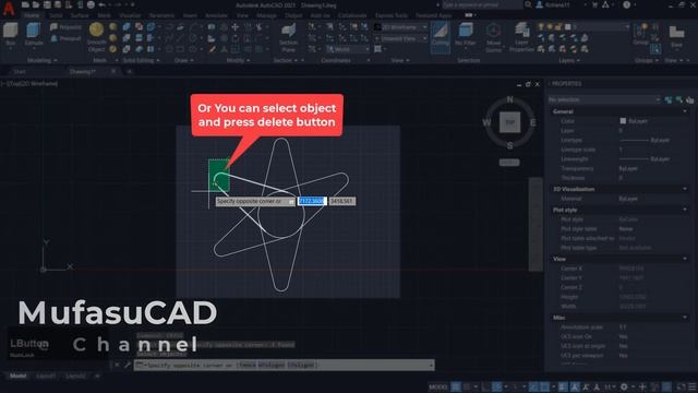 [PART 13] AutoCAD 2021 Modify Explode And Erase Essential Training For Beginner смотреть онлайн