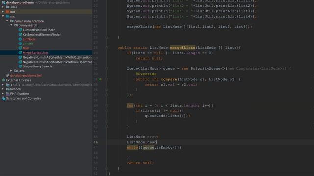 Merge k-Sorted List - Very Important for Coding interviews смотреть онлайн