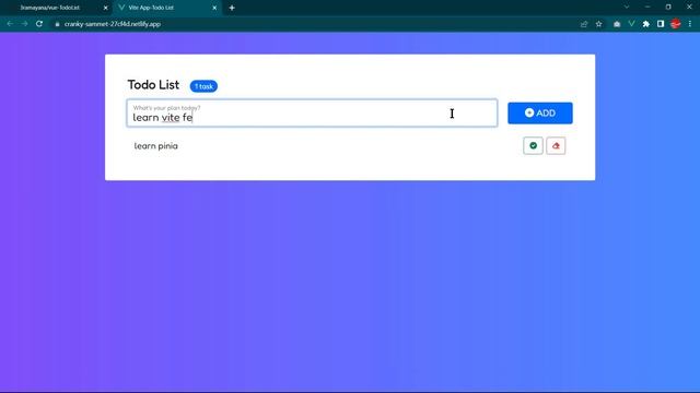 (0/8) Demo - Todo VueJS 3 смотреть онлайн