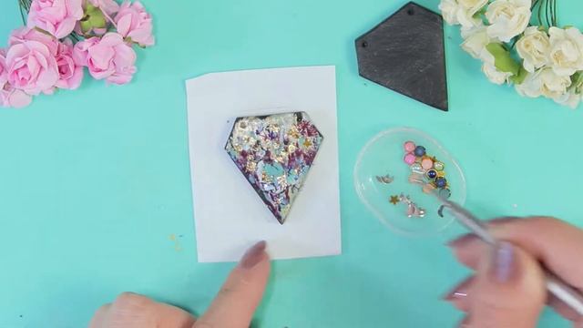 СЕРЬГИ С БЛЕСТКАМИ И ЭПОКСИДНОЙ СМОЛОЙ ✦ ✦ смотреть онлайн