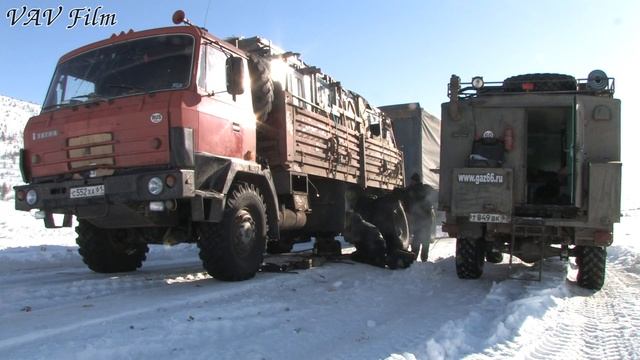 Суровый северный зимник ТАТРА сломалась смотреть онлайн