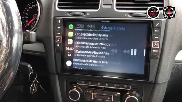 radio navegador Volkswagen GOLF 6. Apple CarPlay y Android Auto, i902D-G6 смотреть онлайн