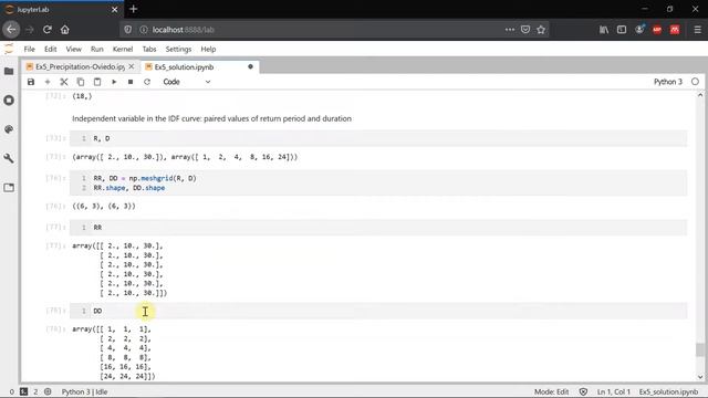 Precipitation exercise 5. Intensity-duration-frequency curve (part 3 of 3) смотреть онлайн