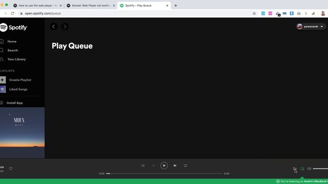 SPOTIFY WEB PLAYER OVERVIEW смотреть онлайн